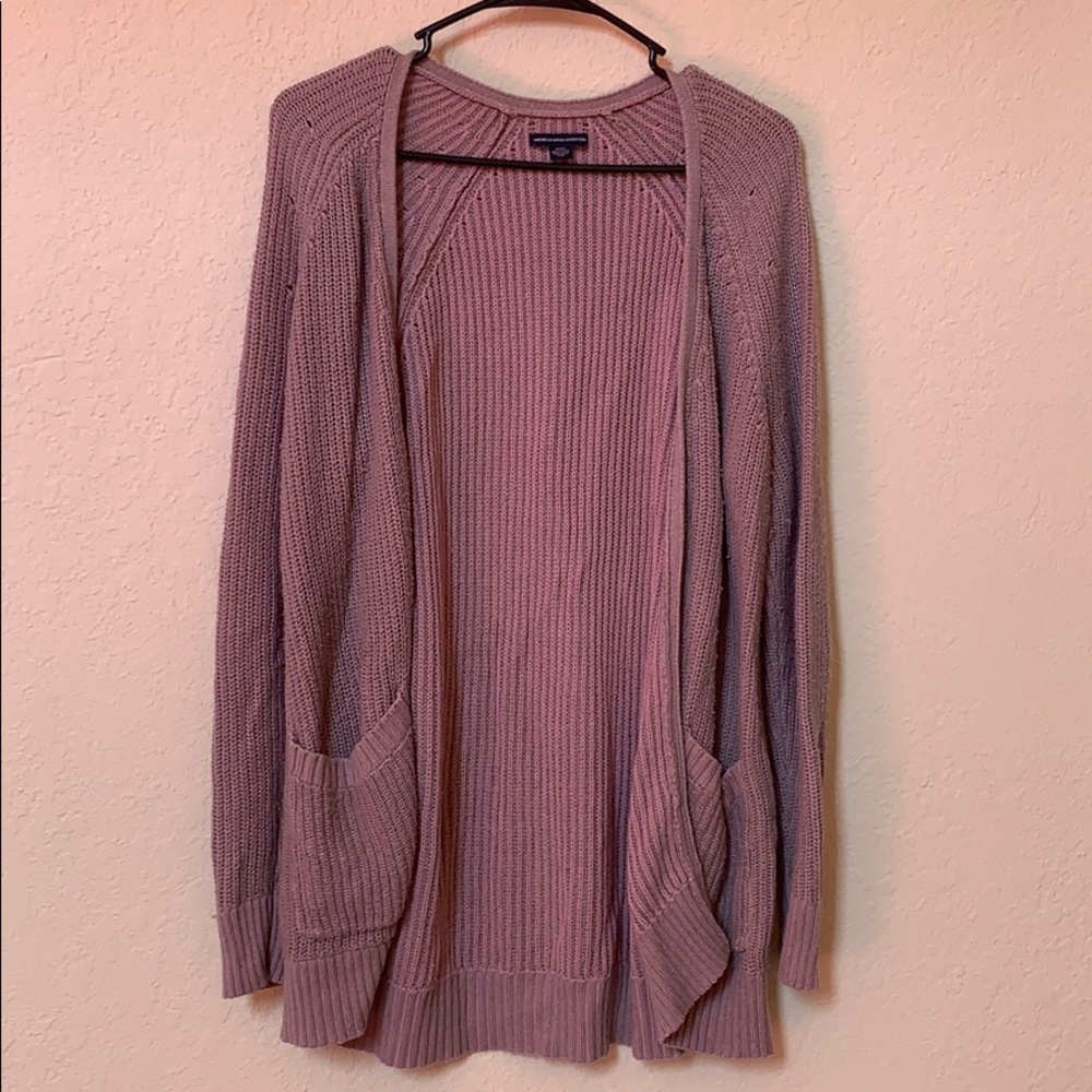 Plum American Eagle Cardigan